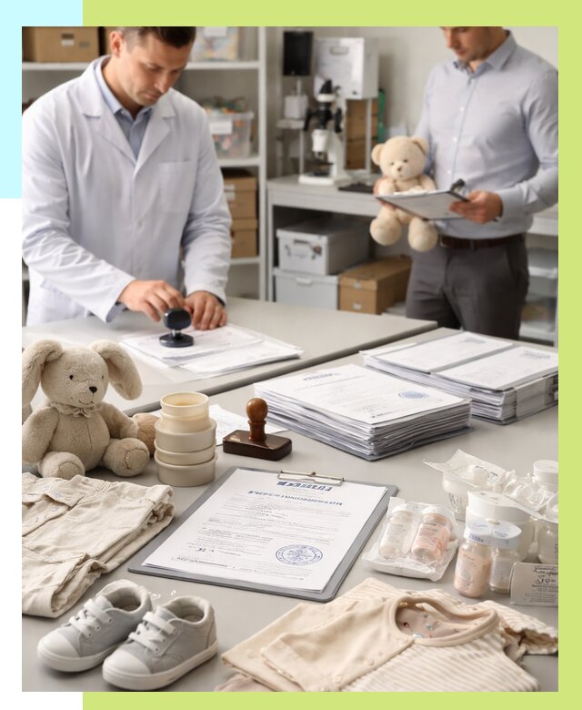 Сертификация детских товаров в Балтийске от 15293 р. | Алешин-Блт