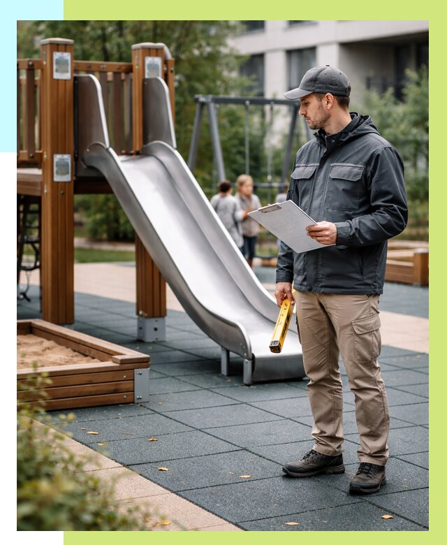 Сертификация детских площадок в Балтийске от 25488 р. | Алешин-Блт