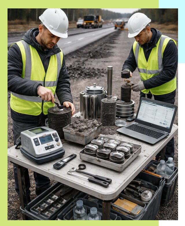 Сертификация асфальта: испытания и подтверждение в Балтийске