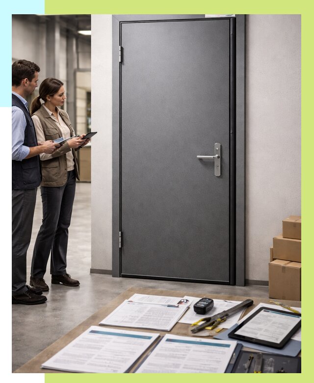 Сертификация противопожарных дверей в Балтийске от 9176 р. | Алешин-Блт