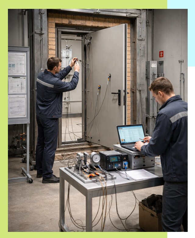 Сертификация противопожарных дверей в Балтийске по ГОСТ и ТР