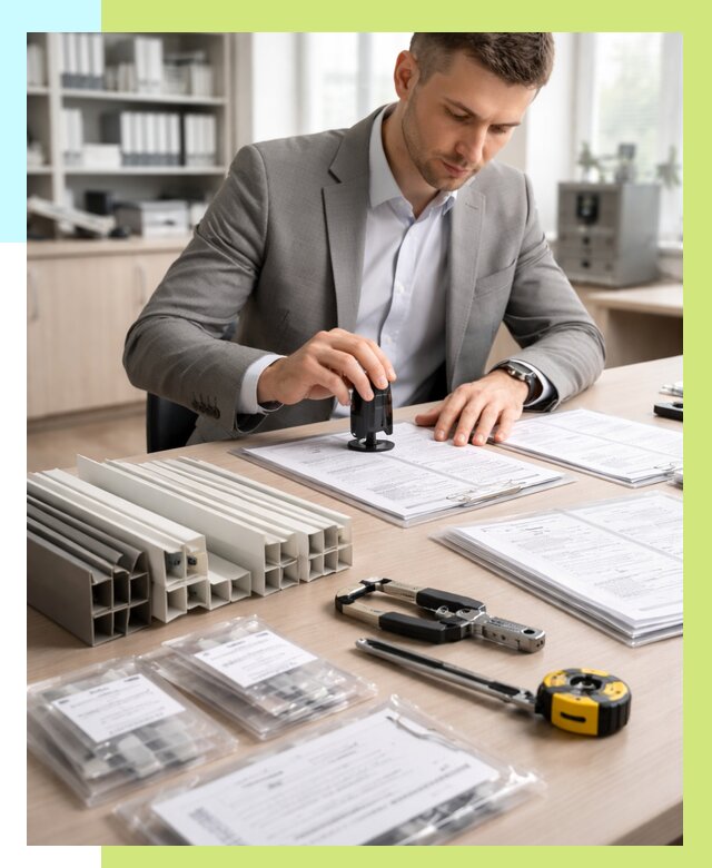 Сертификация ПВХ продукции в Балтийске от 8666 р., Алешин-Блт