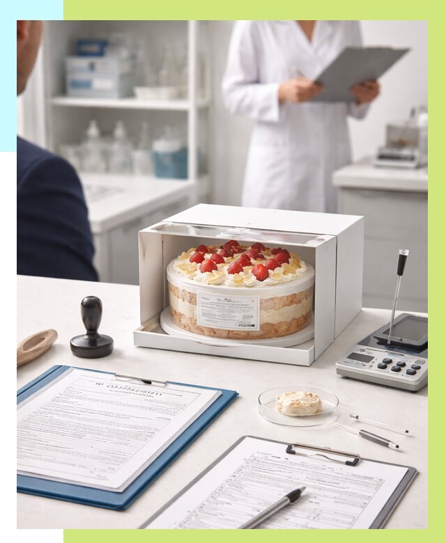 Сертификация тортов в Балтийске от 9176 р. заказать | Алешин-Блт