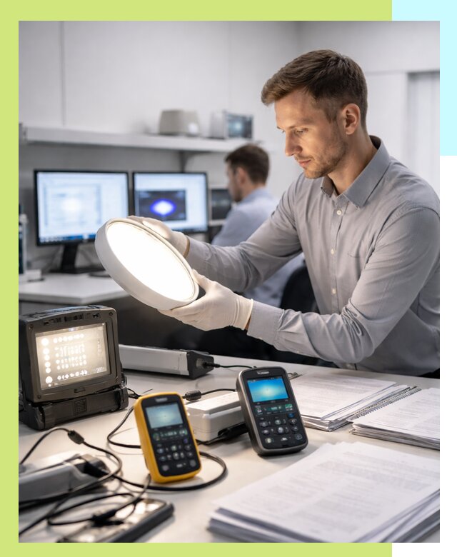 Сертификация светильников в Балтийске: испытания и оформление