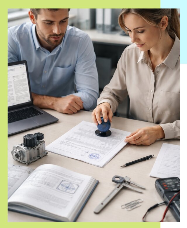 Выдача паспорта изделия и техническая экспертиза продукции в Балтийске