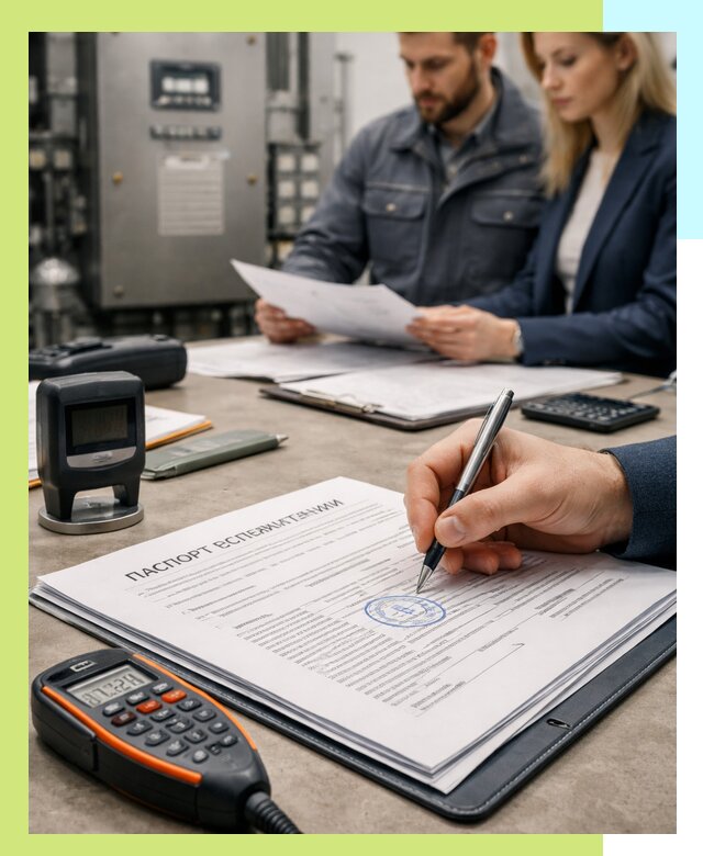 Оформление паспорта эксплуатации оборудования в Балтийске