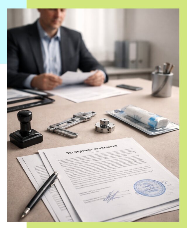 Экспертное заключение на продукцию в Балтийске от 8666 р. | Алешин-Блт