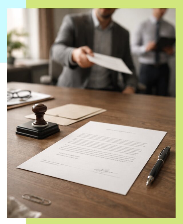 Отказное письмо по сертификации в Балтийске от 3568 р. | Алешин-Блт