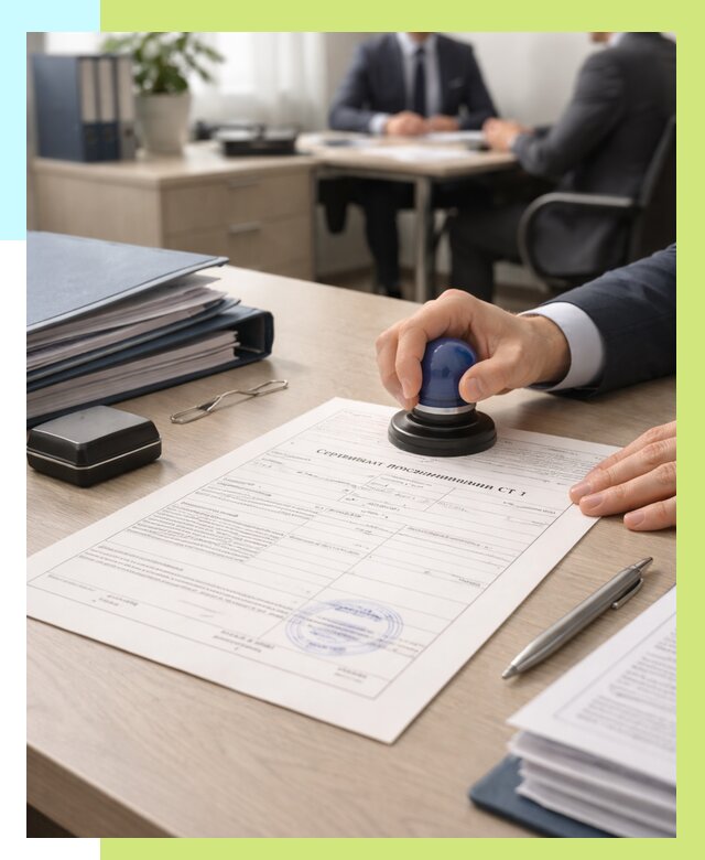 Сертификат происхождения СТ 1 в Балтийске от 4588 р. | Алешин-Блт