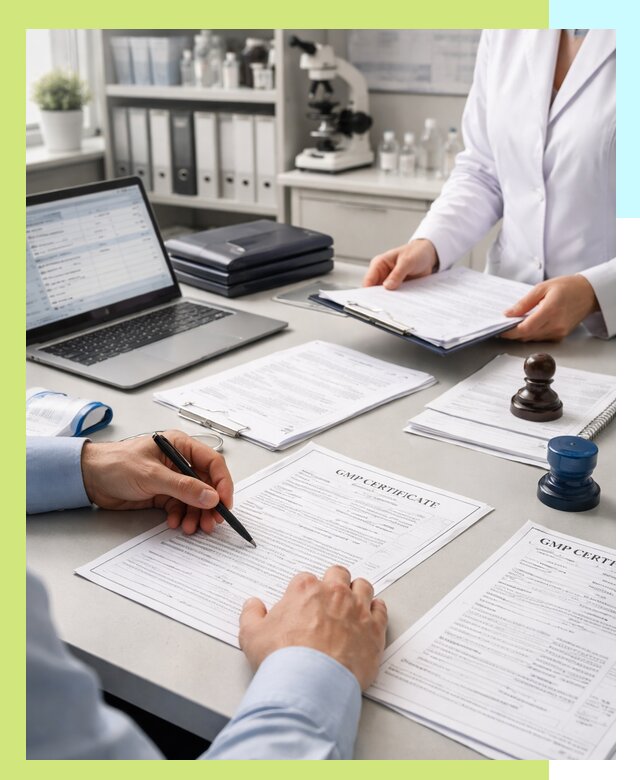 Оформление сертификата GMP в Балтийске для фармпроизводства