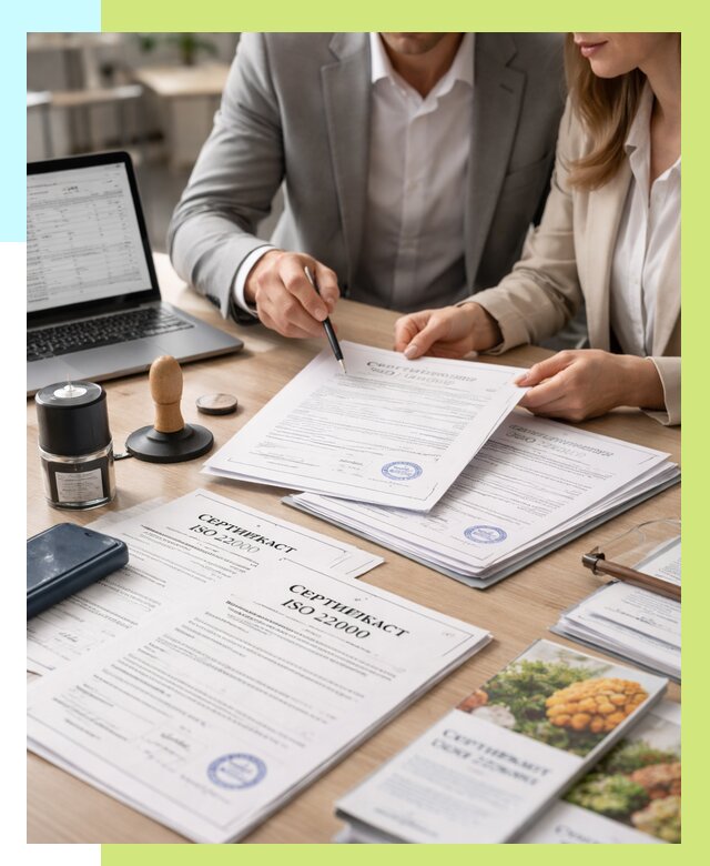 Сертификат ISO 22000 в Балтийске от 40780 р. под ключ | Алешин-Блт
