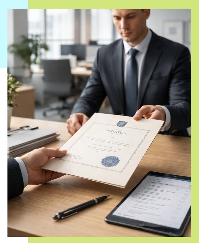 Сертификат ISO 30301 в Балтийске от 35683 р. | Алешин-Блт - под ключ