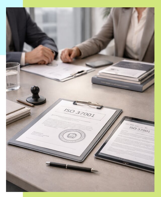 Сертификат ISO 37001 в Балтийске оформить от 122340 р. Алешин-Блт